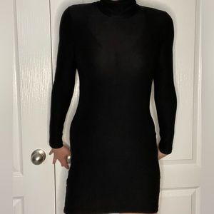Alphalete black skin tight cocktail dress, size S